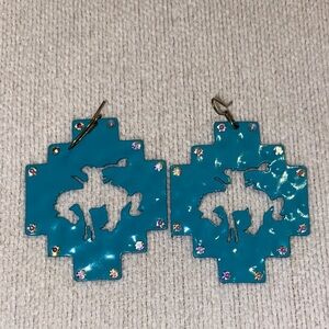 Turquoise Cowboy Earrings